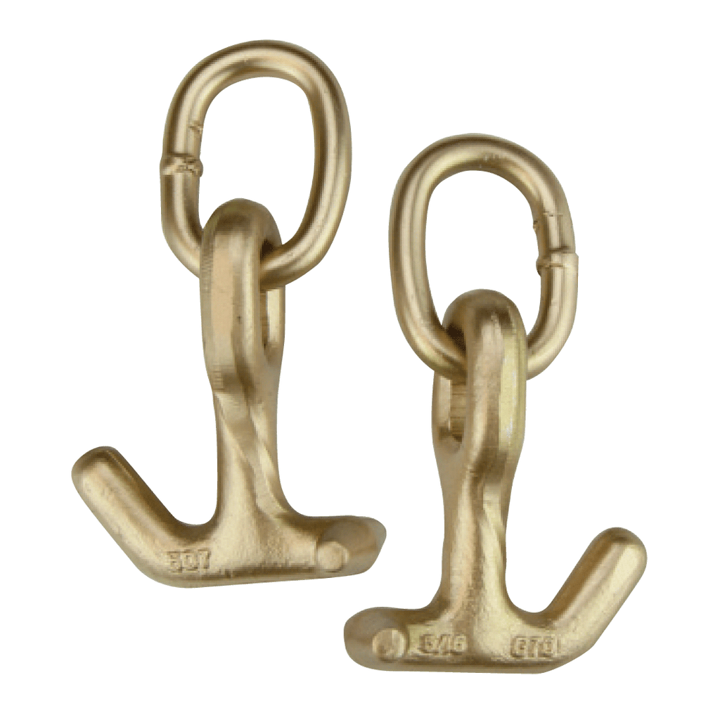 VULCAN Twisted T/J-Combo Hook on Coupling Link - Pair