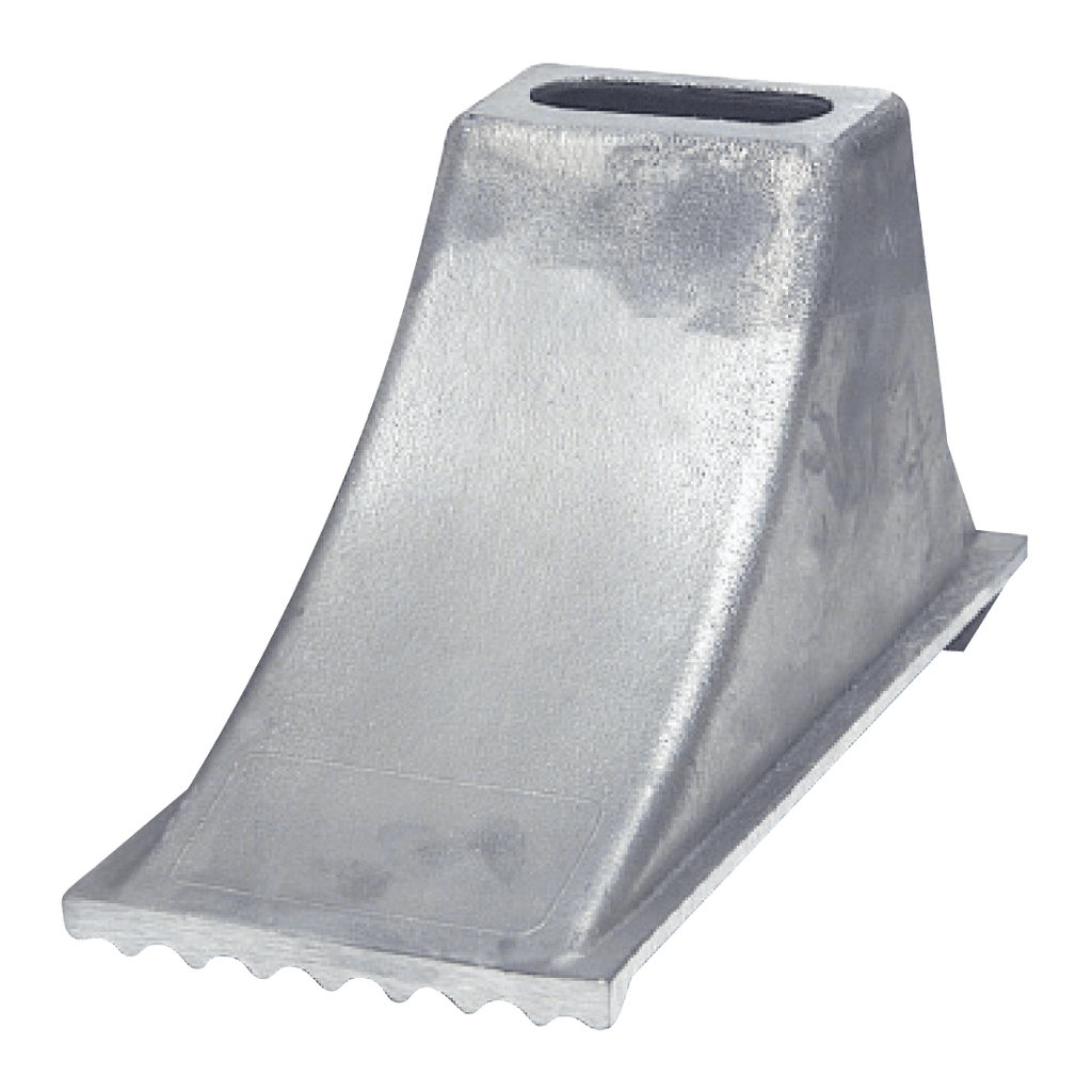 Large Aluminum Chock - 7.25"H x 8"W x 15"D