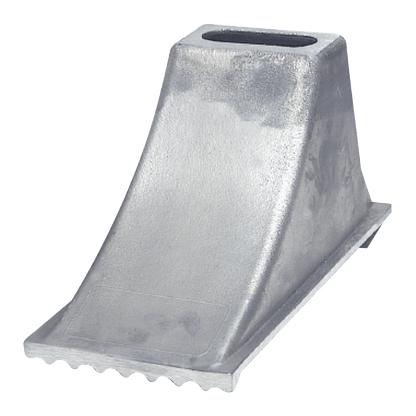 Large Aluminum Chock - 7.25"H x 8"W x 15"D