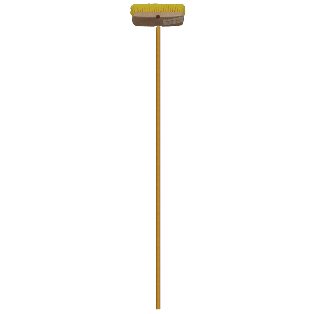 Super Soft Truck & Window Washing Brush with Wooden Handle - 10 Inch