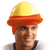 Head Only Hard Hat Tube Liner - High-Viz Orange