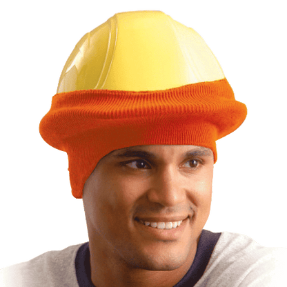 Head Only Hard Hat Tube Liner - High-Viz Orange