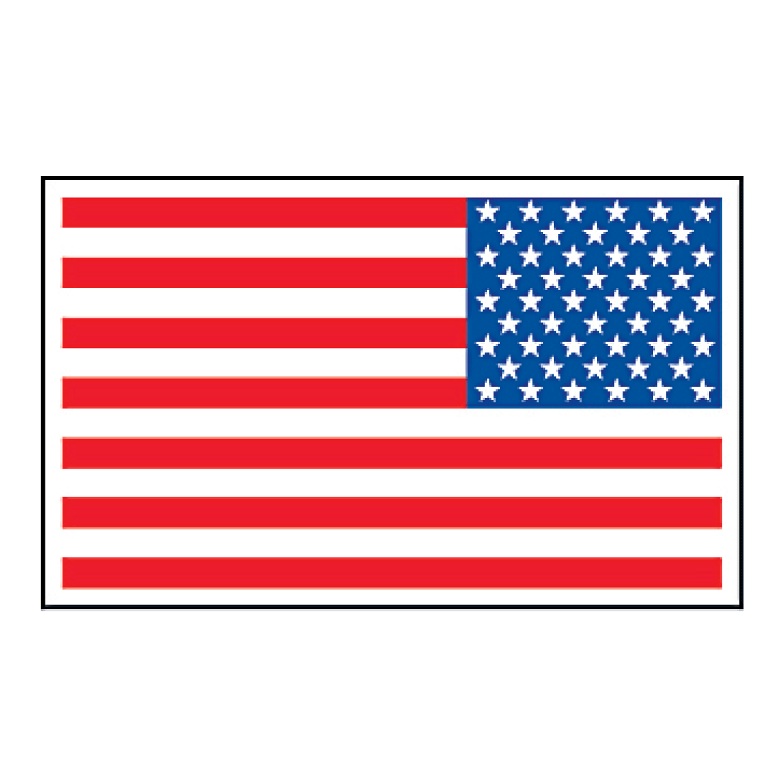 U.S. Flag Decal - Left