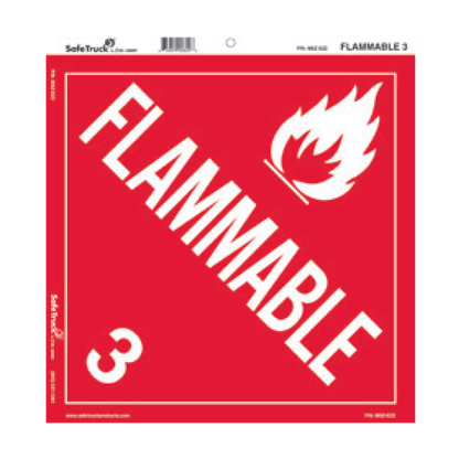 Flammable 3 Decal