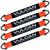 VULCAN Tie Down Axle Straps with Wear Pad - 3,300 Pound Safe Working Load