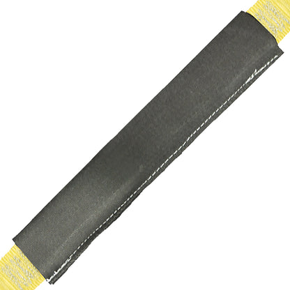 VULCAN Car Tie Down Axle Strap with Wear Pad - 3-Ply Stiff - 2 Inch x 22 Inch - 3,300 Pound Safe Working Load