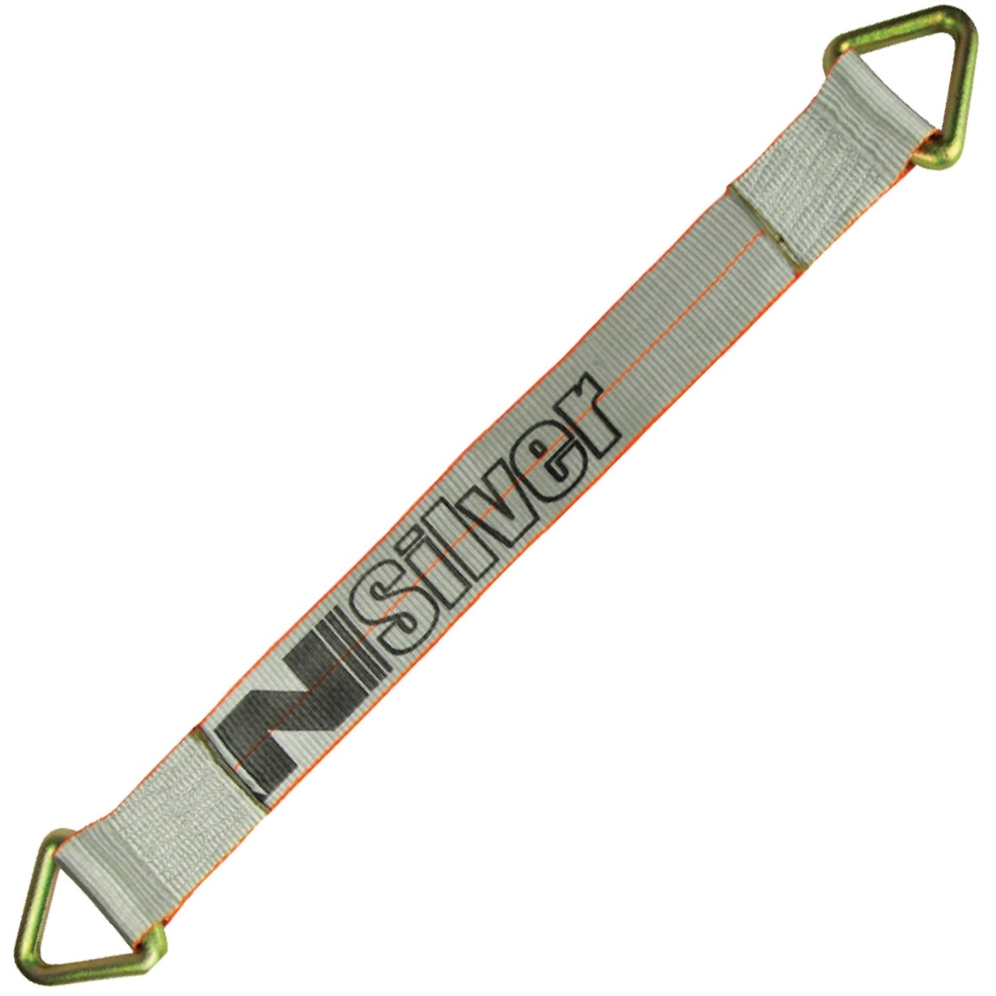 VULCAN Car Tie Down Axle Strap - 3 Inch x 30 Inch - Silver Series - 5,000 Pound Safe Working Load