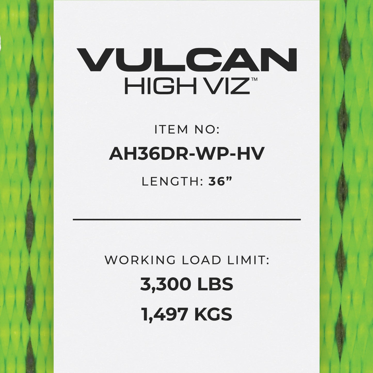 VULCAN Single Ply 2'' Axle Straps