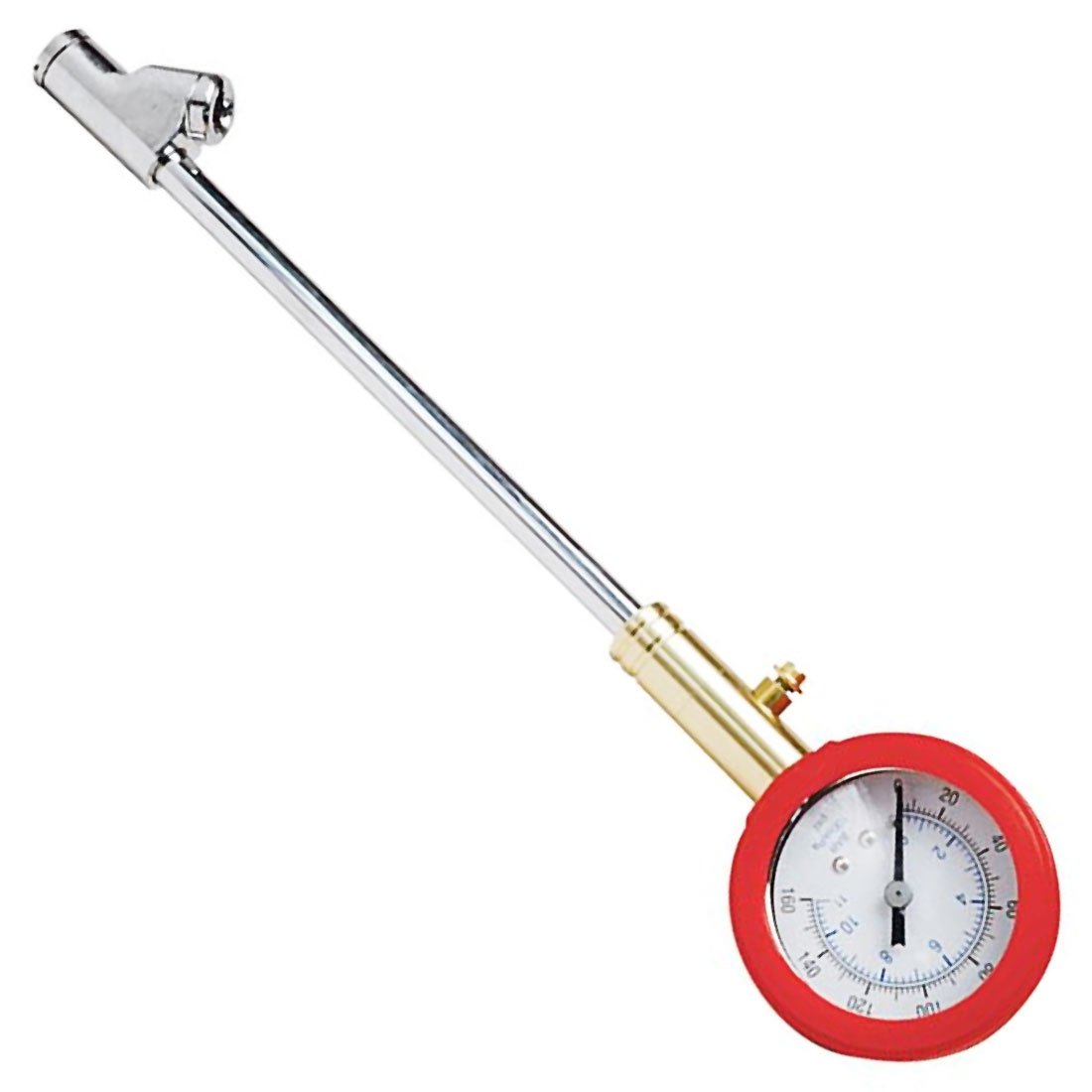 Rigid Analog Dual Head Truck Tire Pressure Gauge