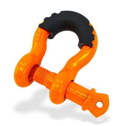 VULCAN Anchor Shackle with Screw Pin - 3/4 Inch - Grade 43 - Rubber Cover - 2 Pack - 9,500 Pound Safe Working Load