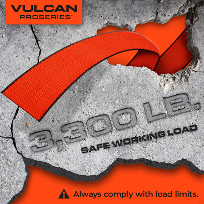 VULCAN Complete Axle Strap Tie Down Kits with Snap Hook Ratchet Straps - Include (4) 22 Inch Axle Straps, (4) 36 Inch Axle Straps, and (4) 8' Snap Hook Ratchet Straps