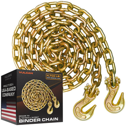 VULCAN Binder and Safety Chain Tie Downs - Grade 70