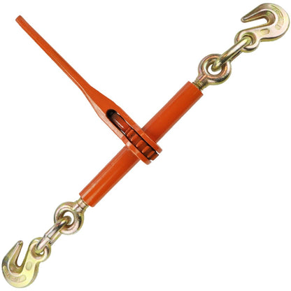 VULCAN Chain and Binder Kit - Grade 80 - 3/8 Inch x 10 Foot - Includes 2 Chains and 2 Binders - 7,100 Pound Safe Working Load