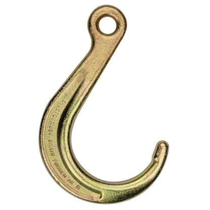 VULCAN Tow Hook - Grade 70 - Eye Style - 8 Inch - 4,700 Pound Safe Working Load - Compatible with 5/16 Inch Chain