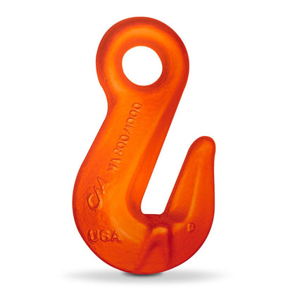 Cradle Eye Style Grab Hook - 3/8 Inch - Grade 80/Grade 100 - Herc Alloy Dual Rated Use - 8,800 Pound Safe Working Load