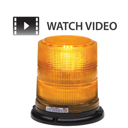 Whelen L10 Super 6.75'' LED Amber Beacon