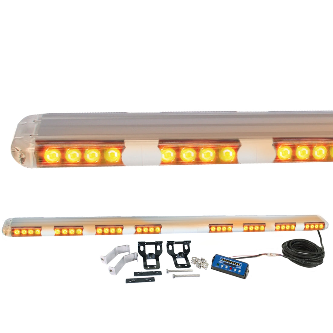 Multi-Function LED Warning Bar - 56 Inch - Amber