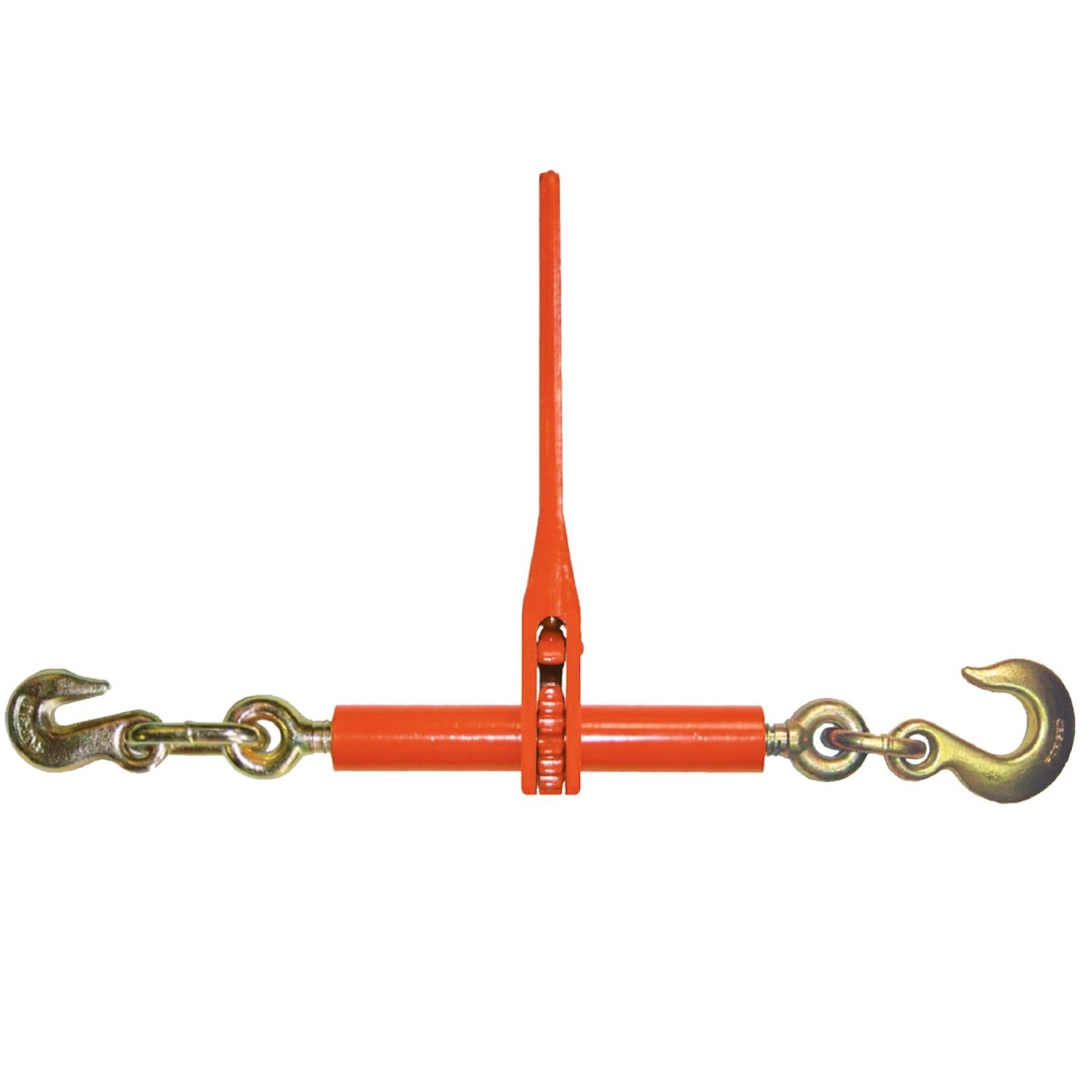 VULCAN Load Binder with Grab and Slip Hooks - Ratchet Style - 6,600 Pound Safe Working Load (Works with 5/16 Inch or 3/8 Inch Grade 70 Chain)