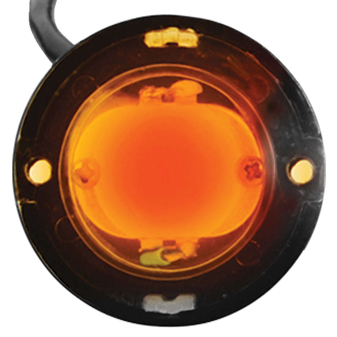 10-Watt LED Button Strobe - Amber