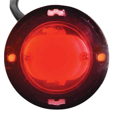 10-Watt LED Button Strobe - Red