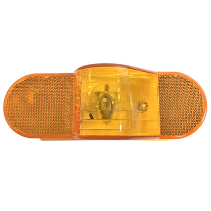 Standard Oval Incandescent Turn Indicator with Raised Center - Amber