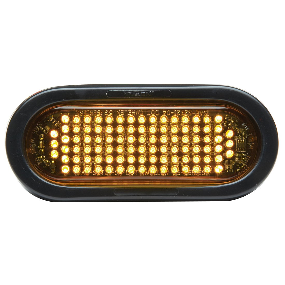 Smartled® Amber Warning Light - 6 Inch Oval