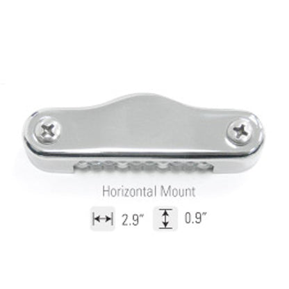 Tecniq Eon Light Straight Stainless Mount - Horizontal