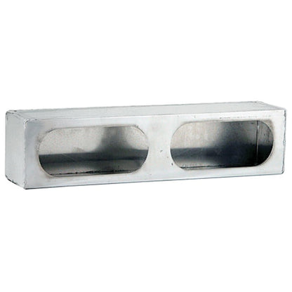 Double Oval Mounting Box - Stainless-Steel