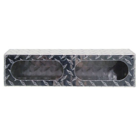 Double Oval Mounting Box - Diamond Tread Aluminum