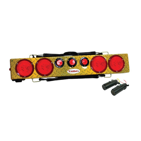 36 Inch Wireless LED Wide Load Light Bar - Diamond Plate Finish