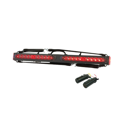 31 Inch Low Profile Wireless LED Tow Bar - Carbon Fiber Finish