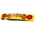 Towmate 36 Inch Wireless Wide Load Light Bar with Strobes - 4 Pin Round