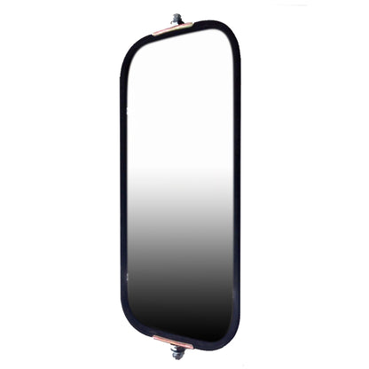 West Coast 6.5 x 16 Ribbed Angle Back Mirror - White