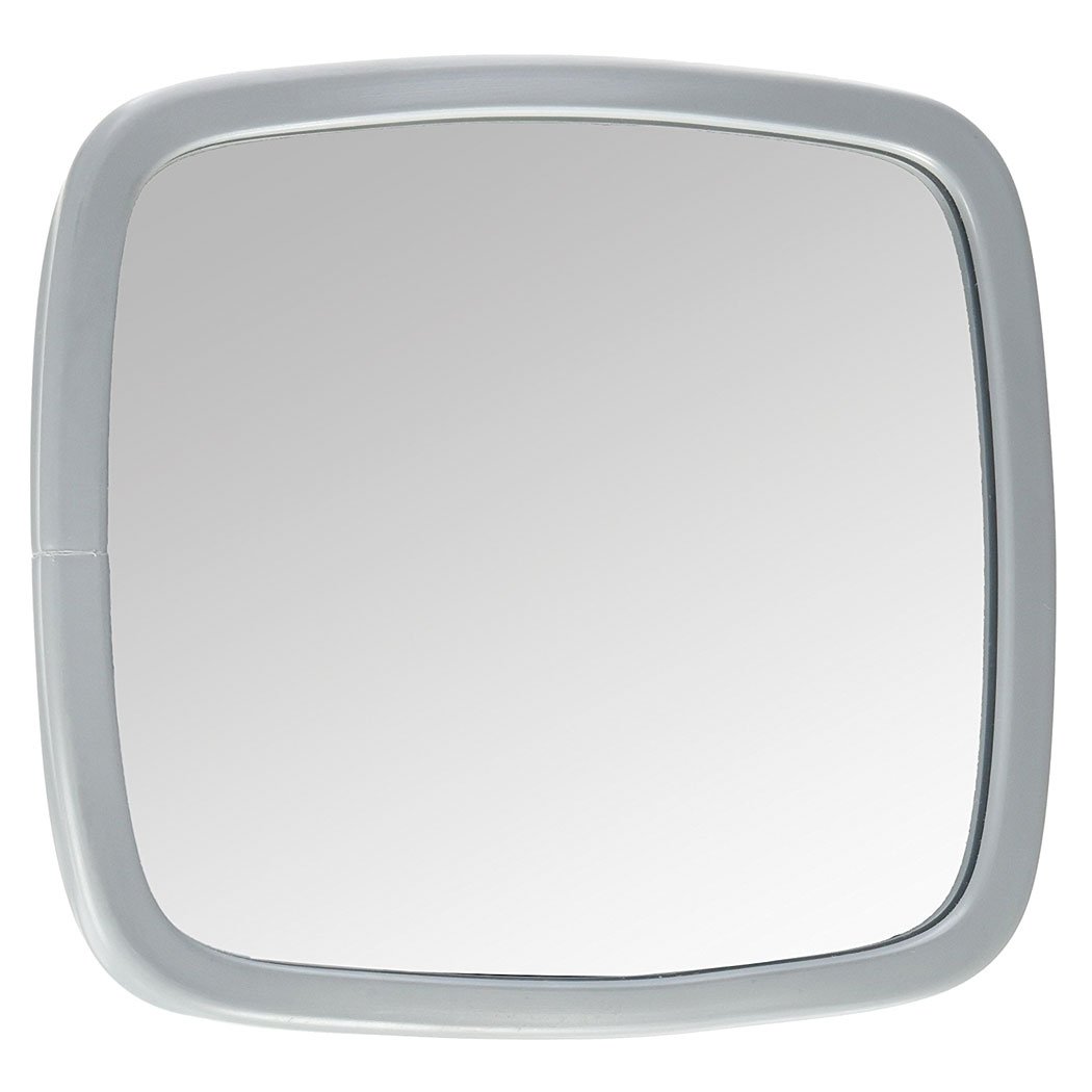 Truck Mirror 6.5 Inch x 6 Inch Wide Angle Convex - Stainless