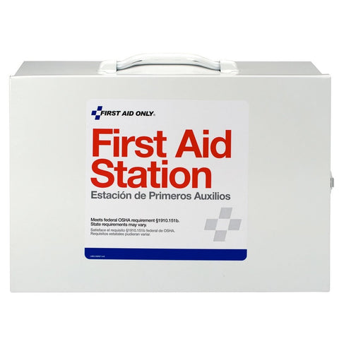 2 Shelf Industrial First Aid Station