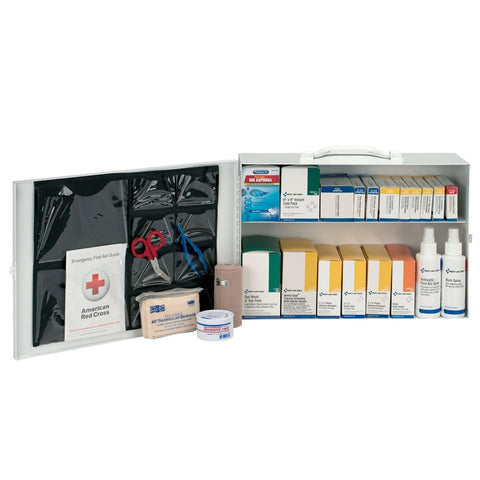 2 Shelf Industrial First Aid Station