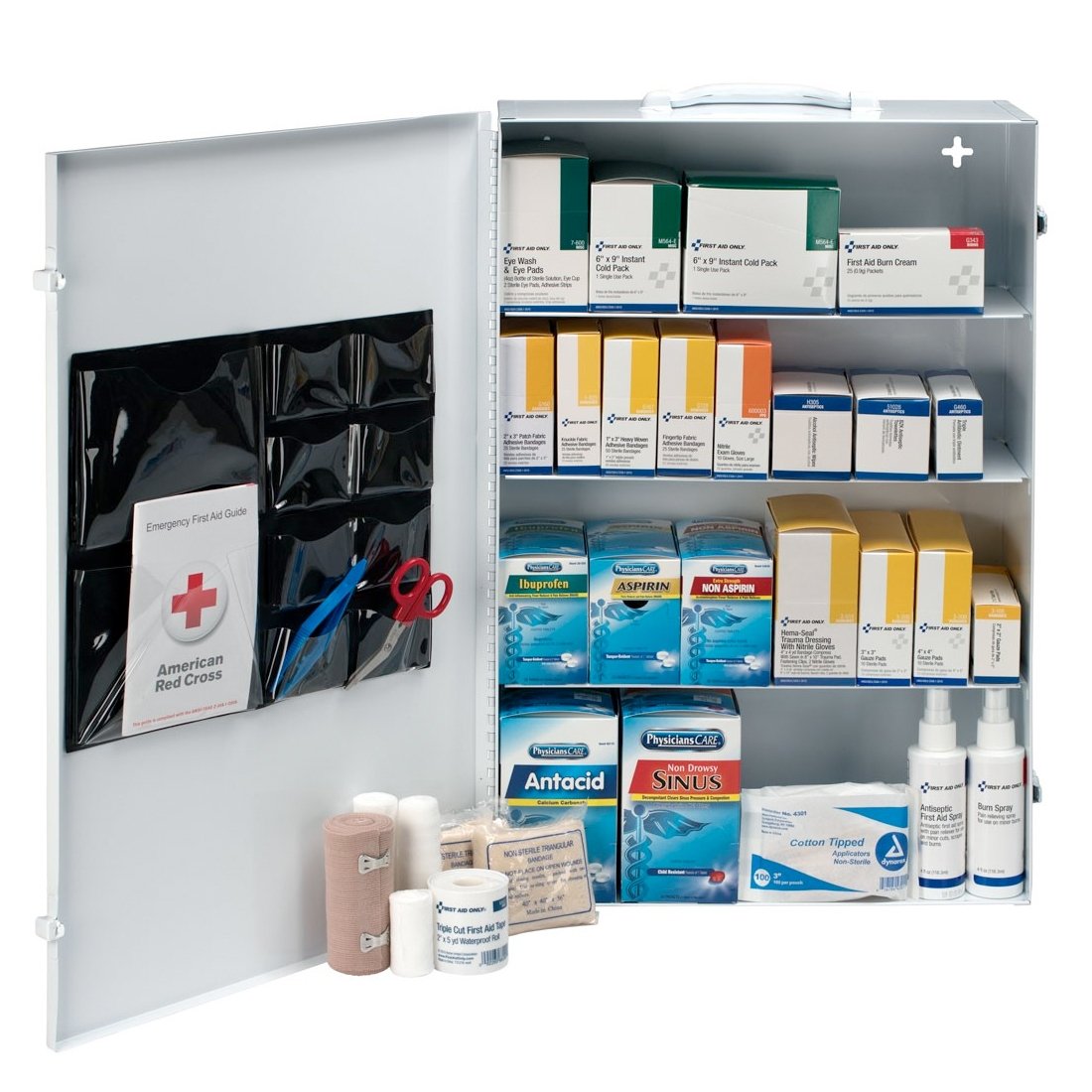 4 Shelf Industrial First Aid Station