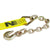 VULCAN Ratchet Strap with Chain Anchors - 2 Inch - 3,600 Pound Safe Working Load