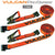 VULCAN Ratchet Strap with Flat Hooks - 2 Inch - 3,300 Pound Safe Working Load