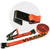 VULCAN Ratchet Strap with Flat Hooks - 2 Inch - 3,300 Pound Safe Working Load