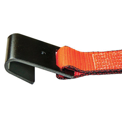 Scratch And Dent VULCAN Ratchet Strap with Flat Hooks - 2 Inch x 30 Foot - PROSeries - 3,300 Pound Safe Working Load