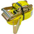 VULCAN Ratchet Strap with Flat Hooks - 2 Inch x 30 Foot - 8 Pack - Classic Yellow - 3,300 Pound Safe Working Load