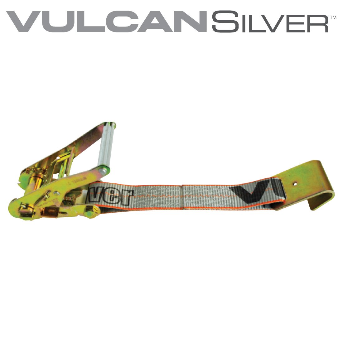 VULCAN Ratchet Short End with Flat Hook - Silver Series