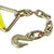 VULCAN Ratchet Strap with Chain Anchors - 4 Inch x 27 Foot - Classic Yellow - 5,400 Pound Safe Working Load