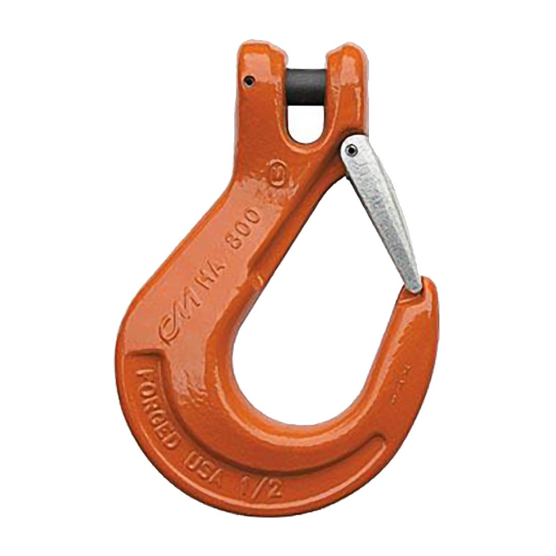 Clevlok Sling Hook with Latch - Grade 100 - 10 mm - 3/8 Inch - 8,800 Pound Safe Working Load