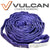 VULCAN Round Sling - Light Duty - 6 Foot - Purple - Safe Working Load of 2,600 lbs. (V), 2,100 lbs. (C) and 5,200 lbs. (B)