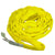 VULCAN Round Sling - Medium Duty - 10 Foot - Yellow - Safe Working Load of 8,400 Lbs. (V) - 6,700 Lbs. (C) and 16,800 Lbs. (B)