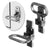 Stainless Steel Folding Step/Grab Handle Combo