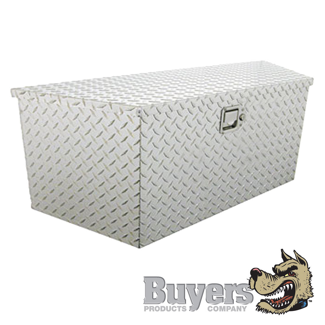 Aluminum Trailer-Tongue Toolbox - 18.5"H x 15"D x 49"W