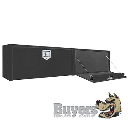 Black Steel Double-Door Top Side Toolbox - 16"H x 13"D x 96"L